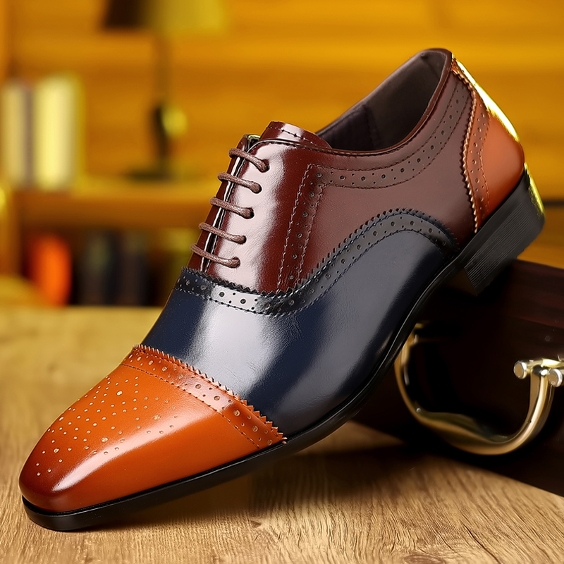 Formal Upper Wear Men - Zapatos Oxford con cordones y bloques
