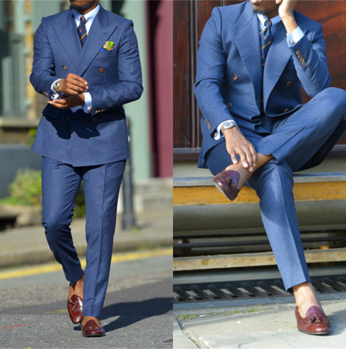 Men Formal Wear Jacket - Traje Formal de dos piezas para