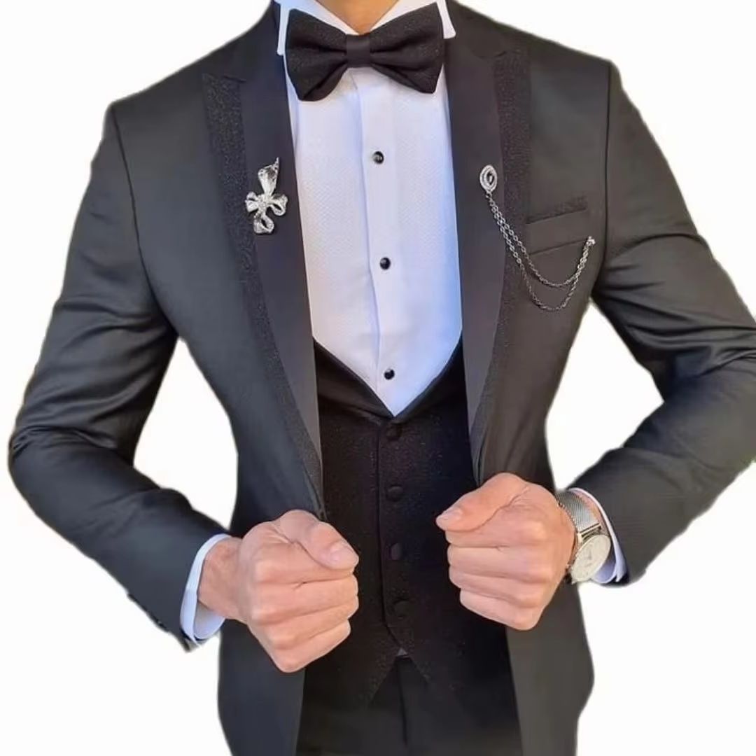 Men'S Formal Wear Not Suit - Traje de Esmoquin de 3 Piezas