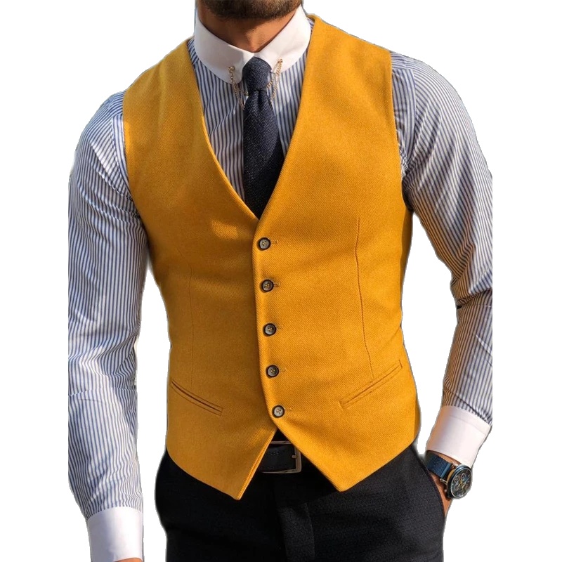 Formal Vest Waistcoat - Traje Formal con cuello en V