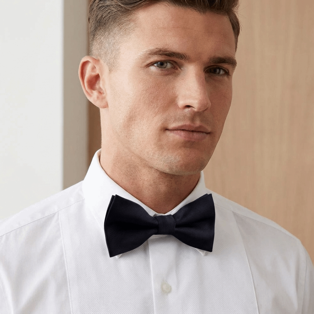 Men'S Formal Wear Accessories - Corbata de Lazo de Color Sólido