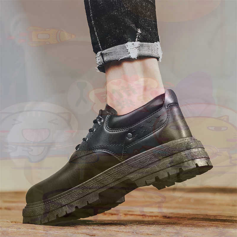 Formal Upper Wear Men - Zapatillas deportivas de cuero Natural oscuro