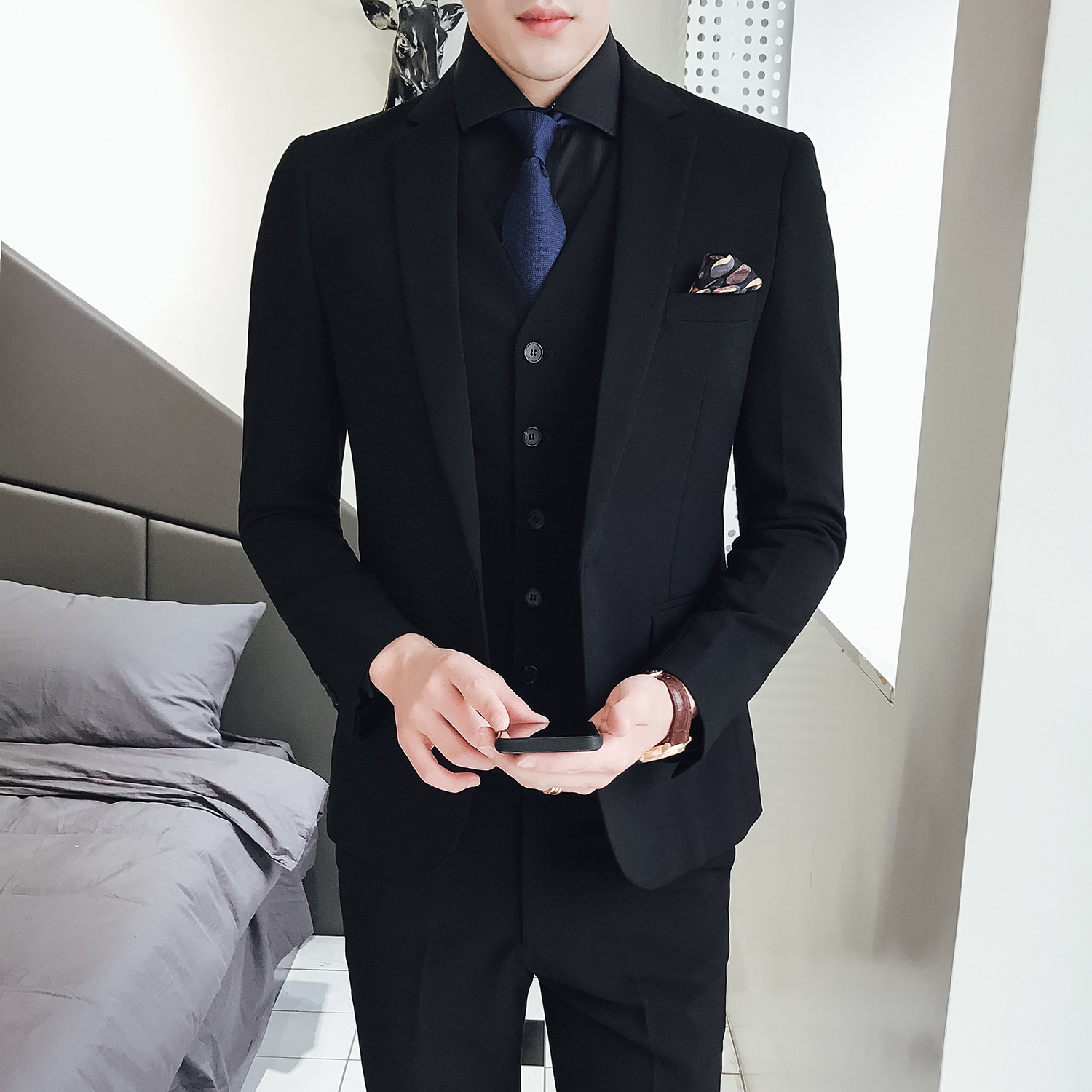Men'S Formal Wear Not Suit - Traje de Tres Piezas para Hombre,