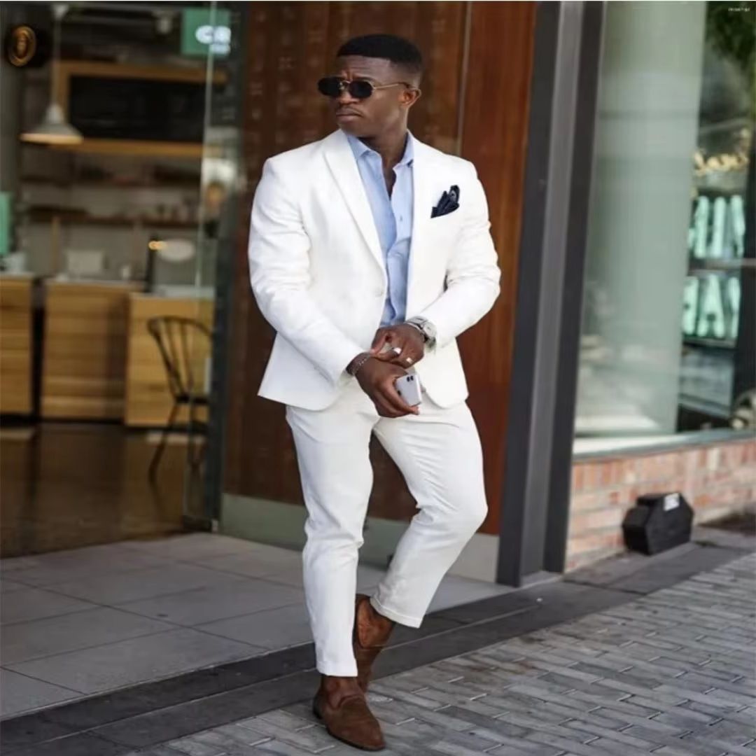 Men'S Formal Wear Not Suit - Trajes Formales Blancos para Hombre, Corte