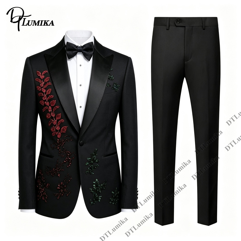 Men'S Formal Wear Attire - Trajes de Novio Hechos a Medida