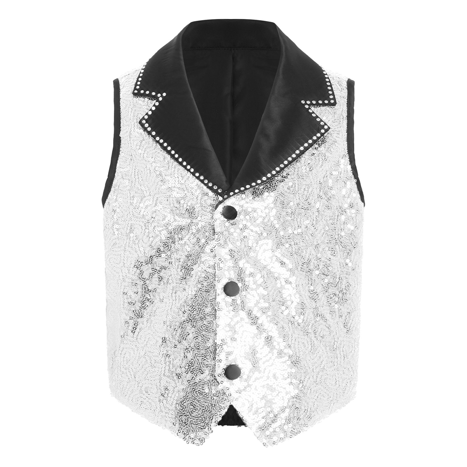 Chaleco de lentejuelas brillan - Formal Vest Waistcoat reseña y precio