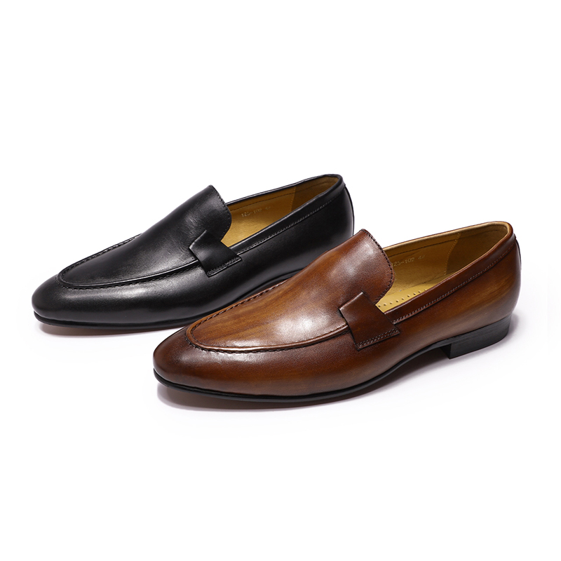 Mocasines para hombre de estil - Men Formal Wear Brown reseña y precio