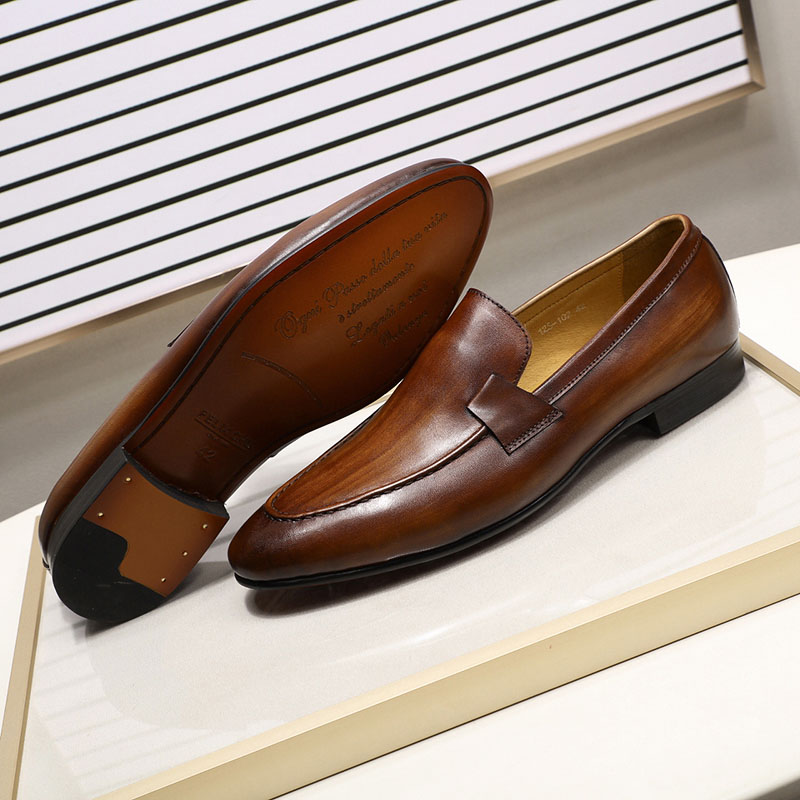 Mocasines para hombre de estil - Men Formal Wear Brown reseña y precio