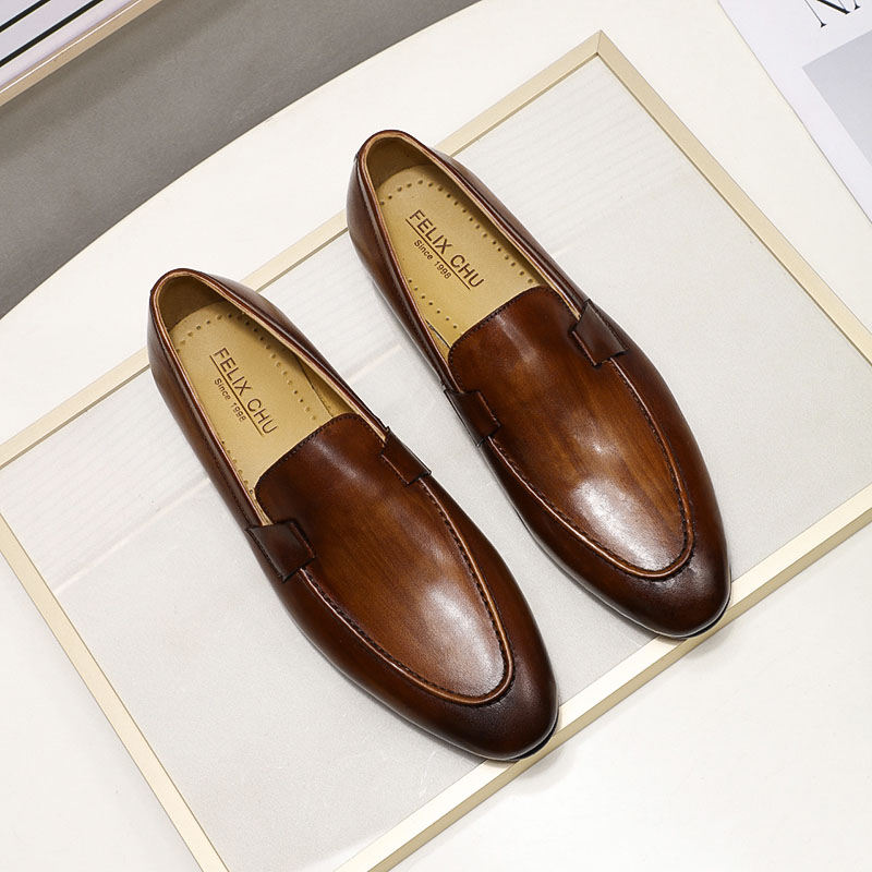 Mocasines para hombre de estil - Men Formal Wear Brown reseña y precio
