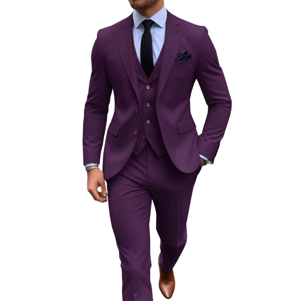 Traje de 3 Piezas Rosa para Ho - Men'S Formal Wear Attire reseña y precio