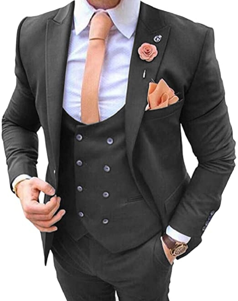 Trajes Azul Marino para Hombre - Men Formal Wear Jacket reseña y precio