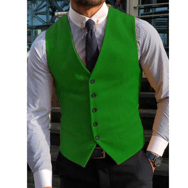 Traje Formal con cuello en V p - Formal Vest Waistcoat reseña y precio