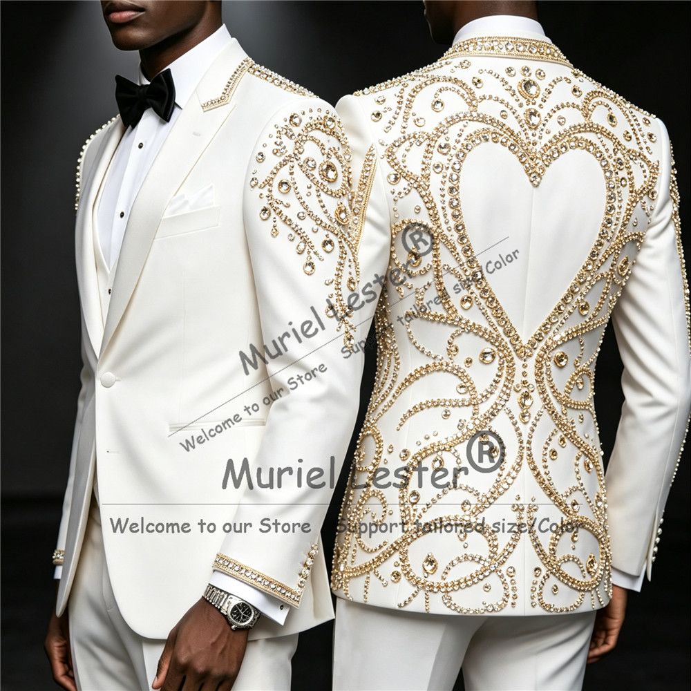 Conjunto de 3 Piezas para Homb - Men Formal Wear Jacket reseña y precio