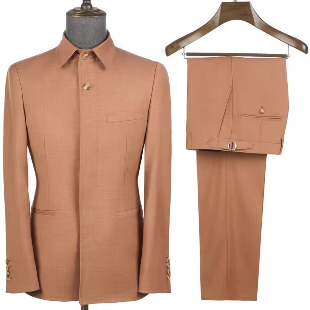 Trajes de safari hechos a medi - Men Formal Wear Jacket reseña y precio