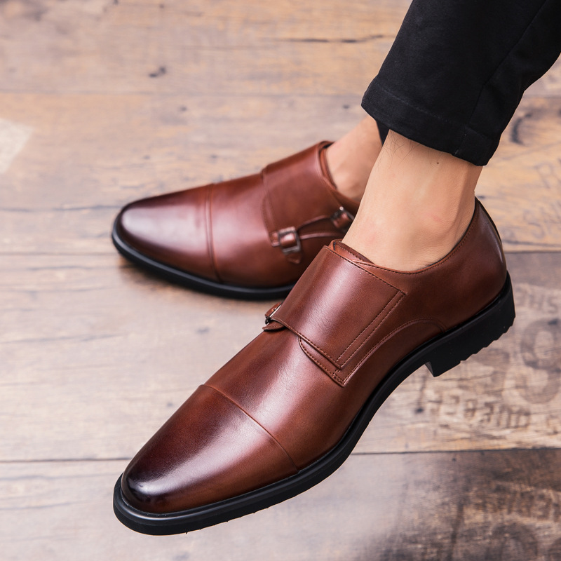 Nuevos zapatos Oxford para hom - Men Formal Wear Brown reseña y precio