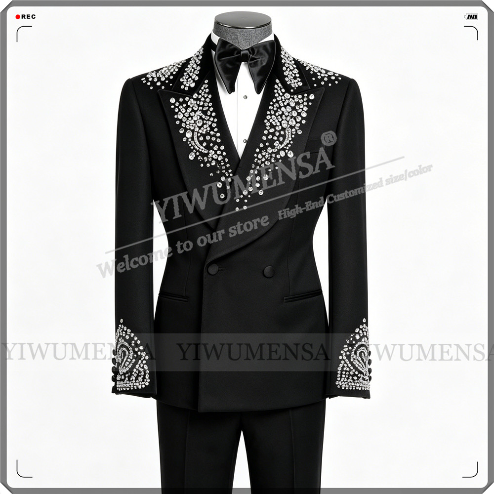 Traje de boda de lujo para hom - Men'S Formal Wear Attire reseña y precio
