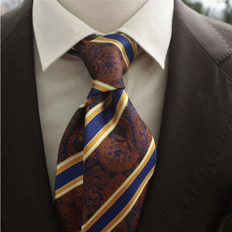 Nueva moda, corbatas de color  - Men Formal Wear Brown reseña y precio