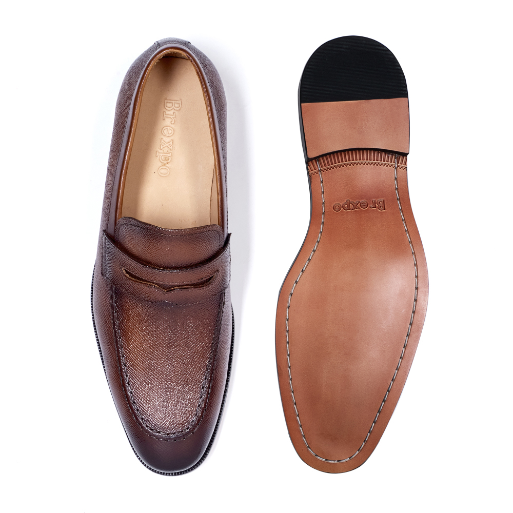 Zapatos de vestir de lujo para - Men Formal Wear Brown reseña y precio