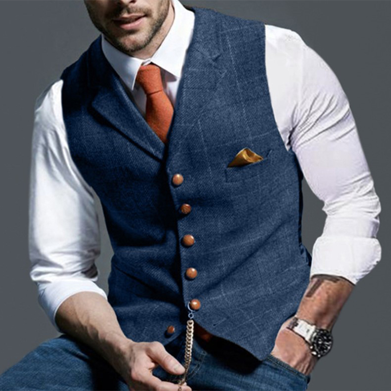 Chalecos de moda para hombre,  - Formal Vest Waistcoat reseña y precio