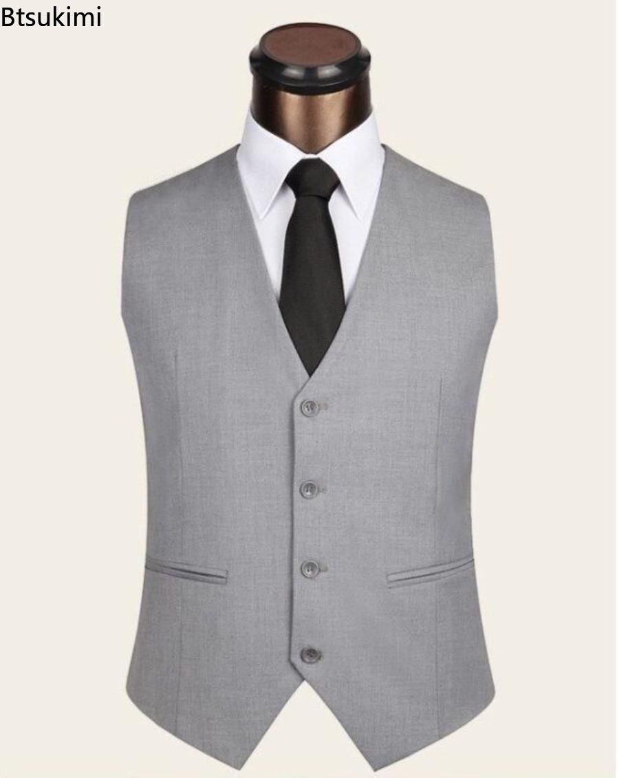 S-6XL de talla grande para hom - Formal Vest Waistcoat reseña y precio