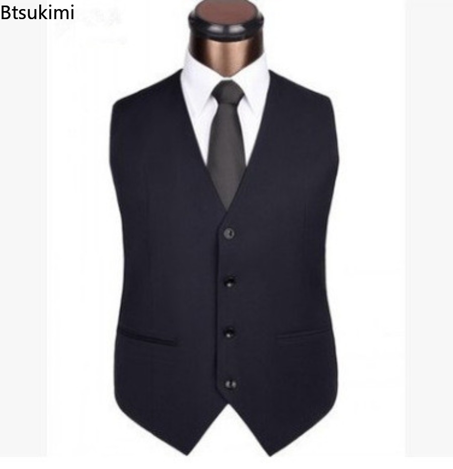 S-6XL de talla grande para hom - Formal Vest Waistcoat reseña y precio