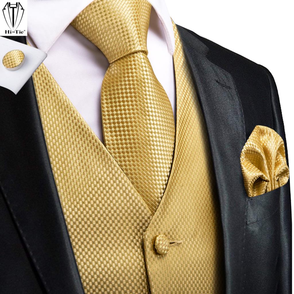 Chaleco de Traje Jacquard Hi-T - Formal Vest Waistcoat reseña y precio