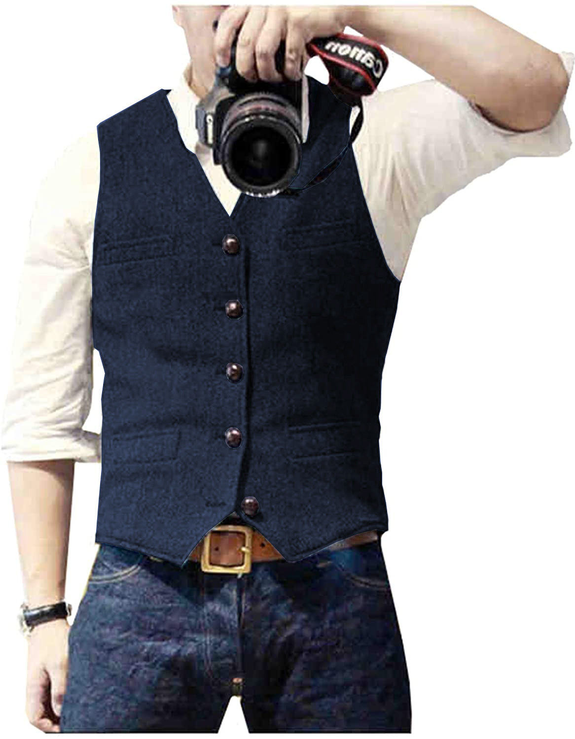 Chaleco de Traje para Hombre,  - Formal Vest Waistcoat reseña y precio