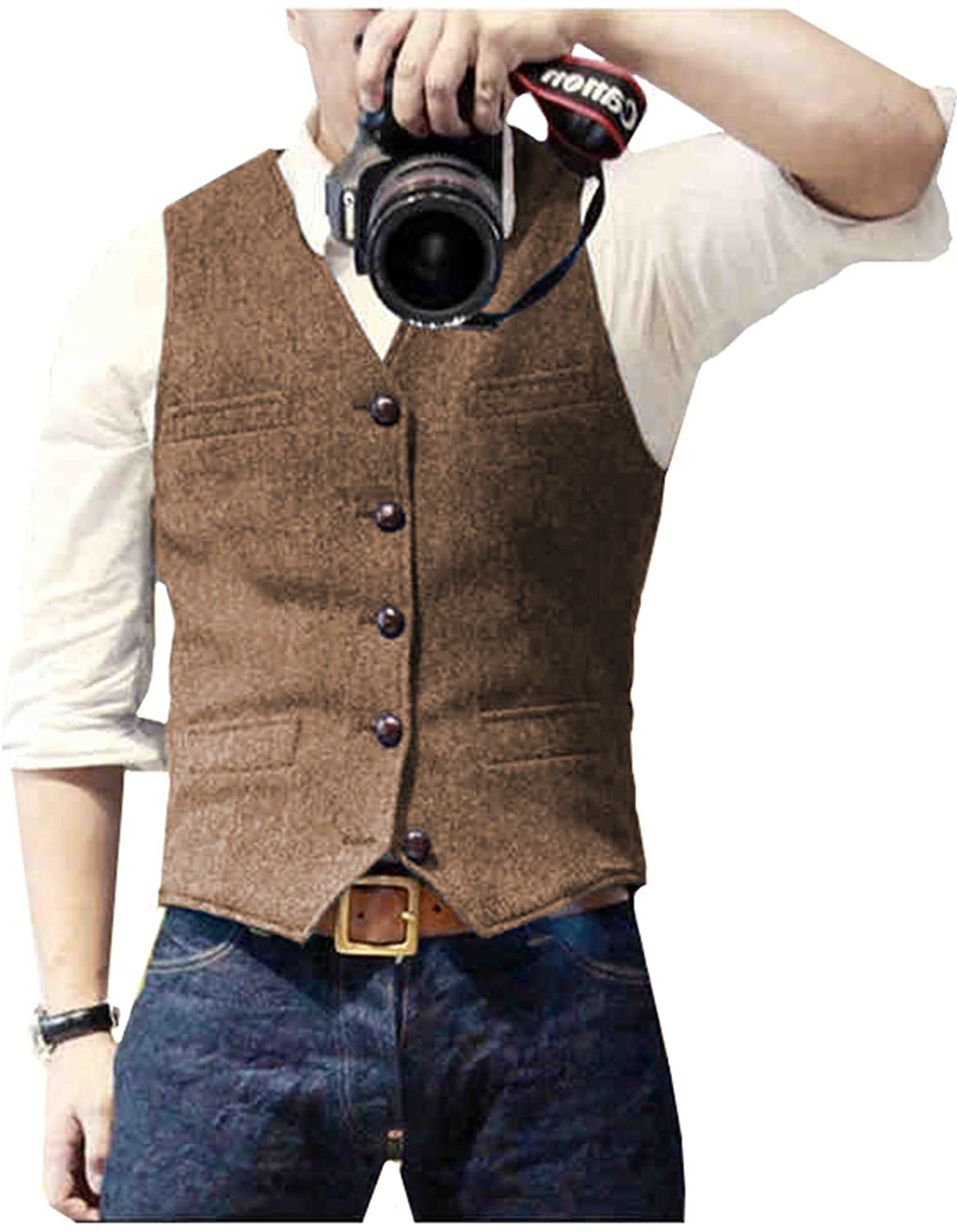 Chaleco de Traje para Hombre,  - Formal Vest Waistcoat reseña y precio