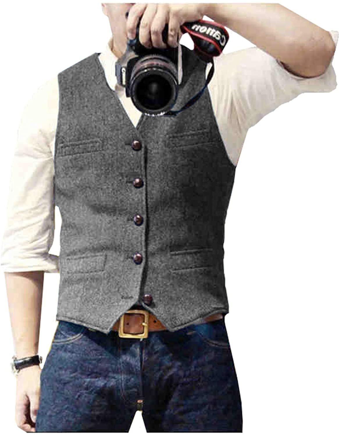 Chaleco de Traje para Hombre,  - Formal Vest Waistcoat reseña y precio