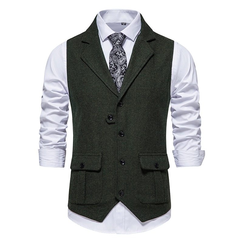 Chaleco de traje para hombre,  - Formal Vest Waistcoat reseña y precio