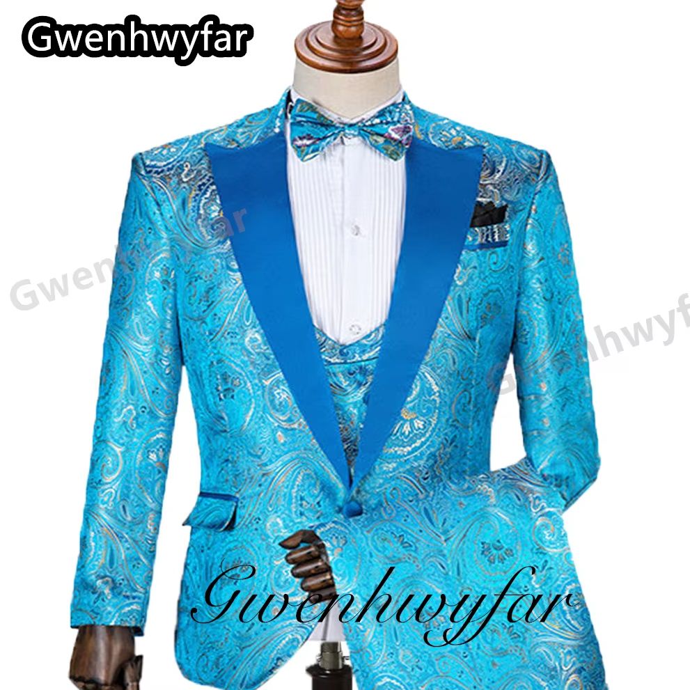 Trajes de hombre con patrón de - Men Formal Wear Jacket reseña y precio