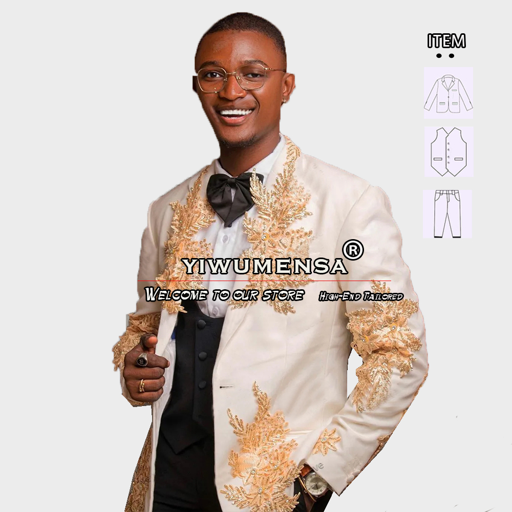 Trajes personalizados de 3 pie - Men Formal Wear Jacket reseña y precio
