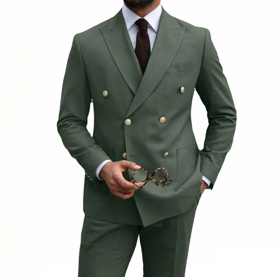 Trajes de hombre de doble boto - Men Formal Wear Jacket reseña y precio